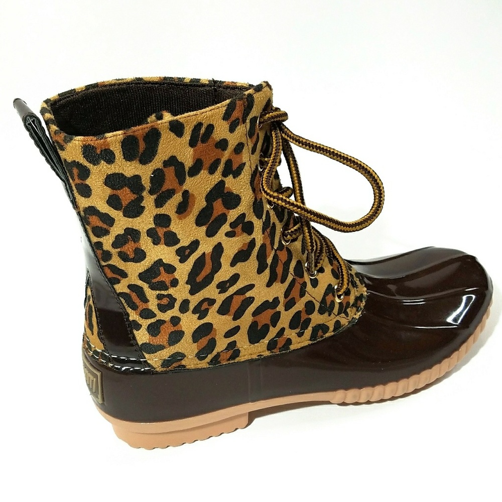 Avanti Rosetta Duck Boots Animal Print - Picture 2 of 4
